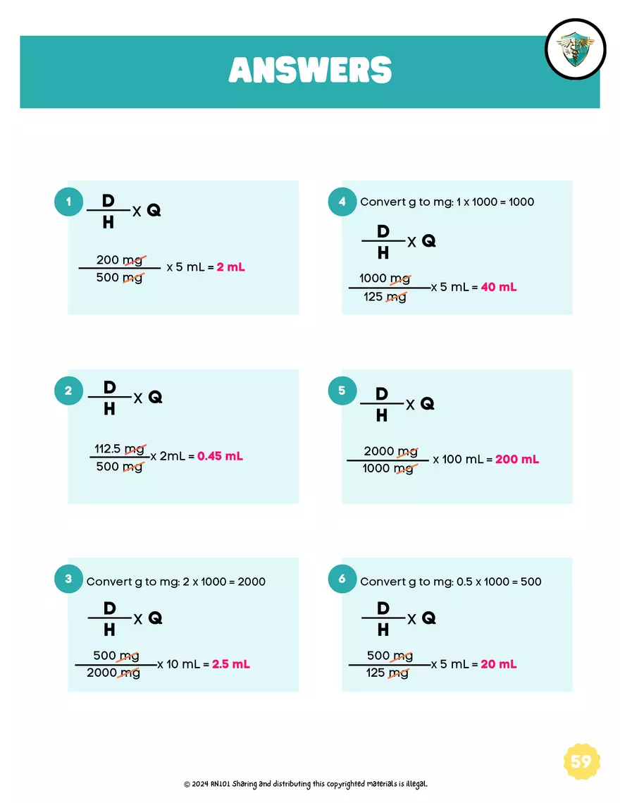 Basic Dosage Calculation Made Easy - Page 58