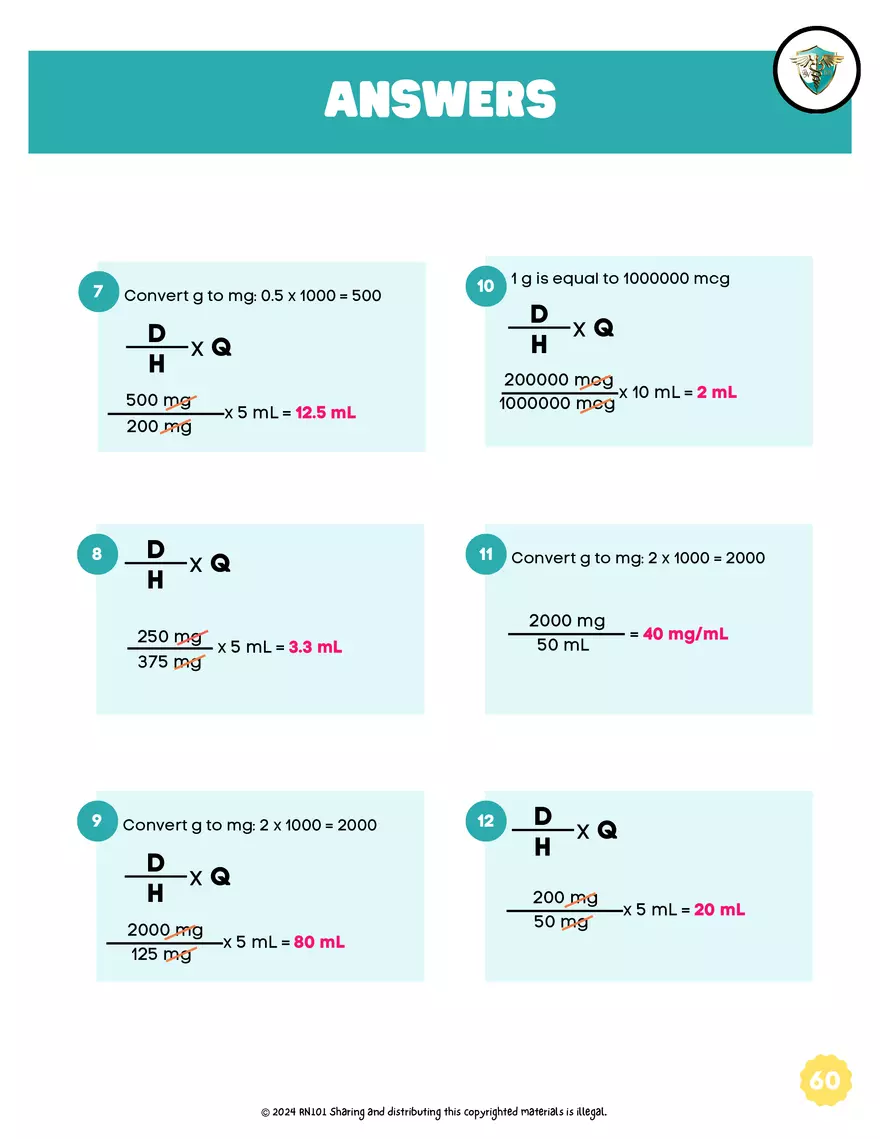 Basic Dosage Calculation Made Easy - Page 59