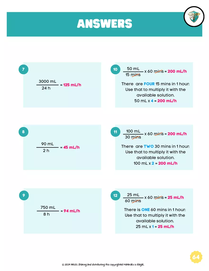 Basic Dosage Calculation Made Easy - Page 64