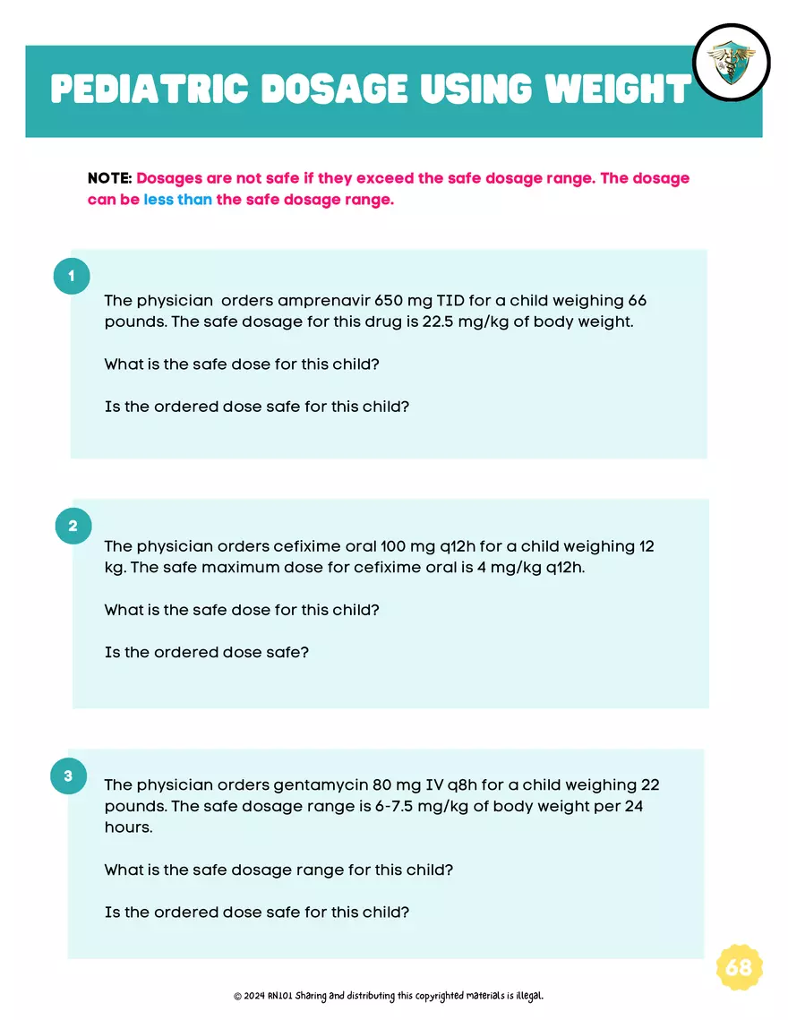 Basic Dosage Calculation Made Easy - Page 68