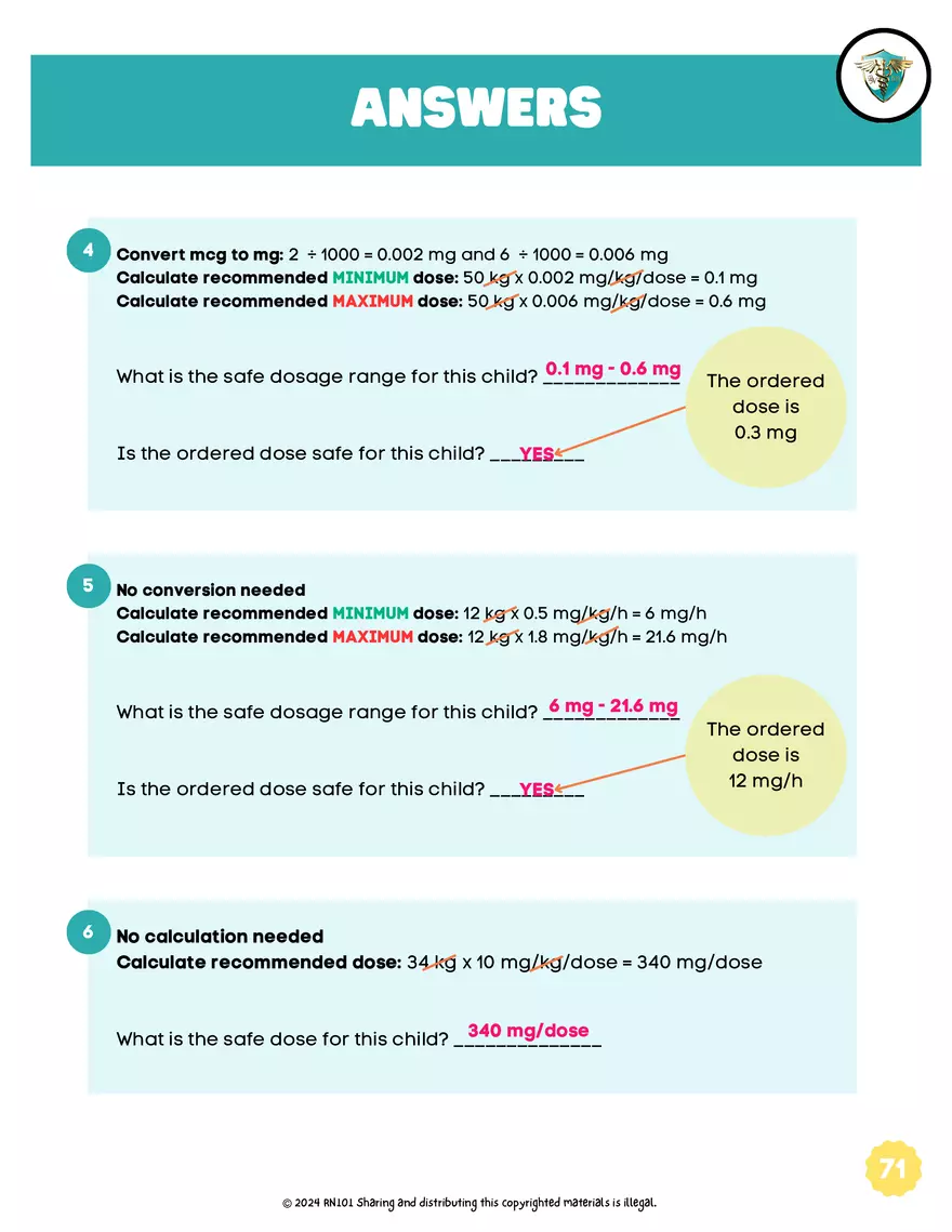 Basic Dosage Calculation Made Easy - Page 72