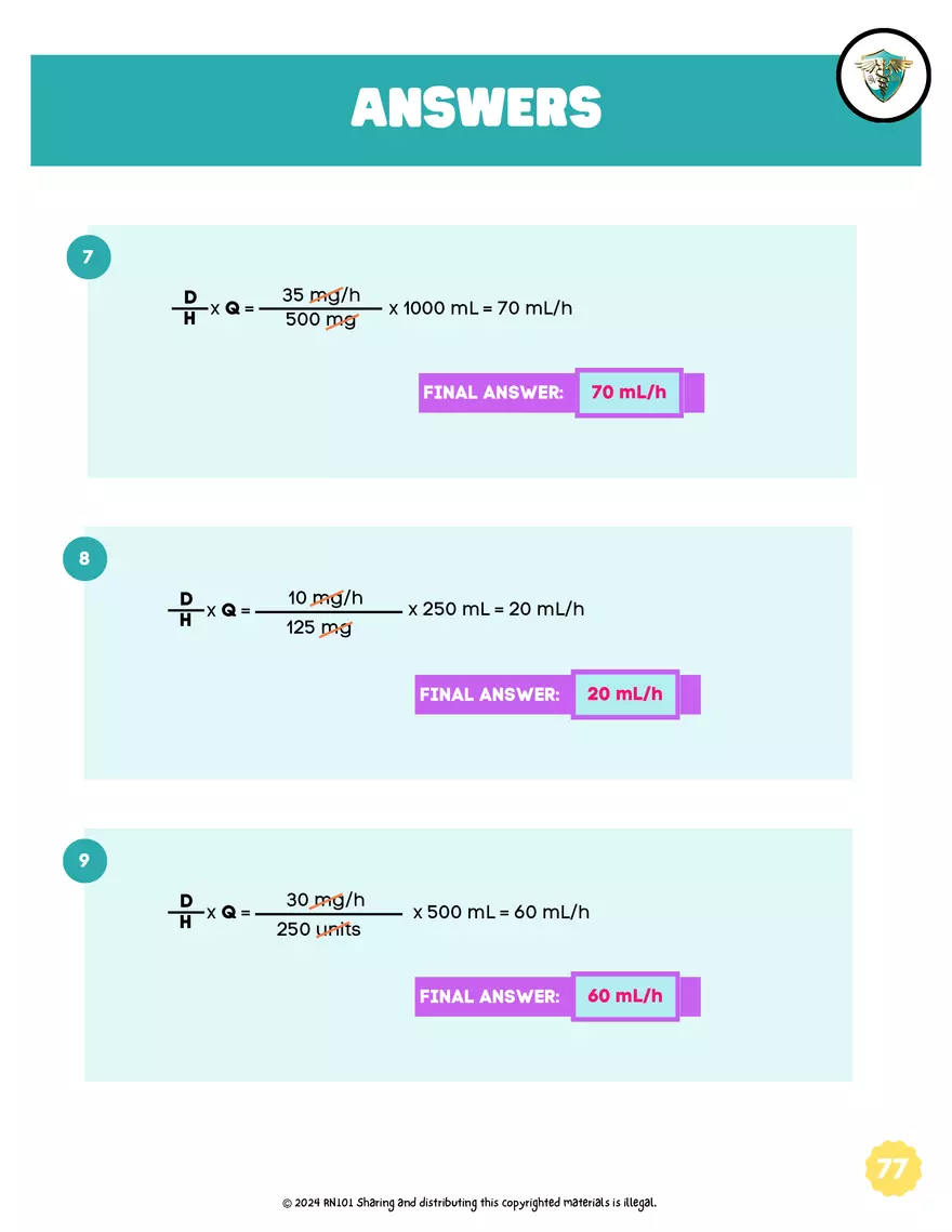 Basic Dosage Calculation Made Easy - Page 78