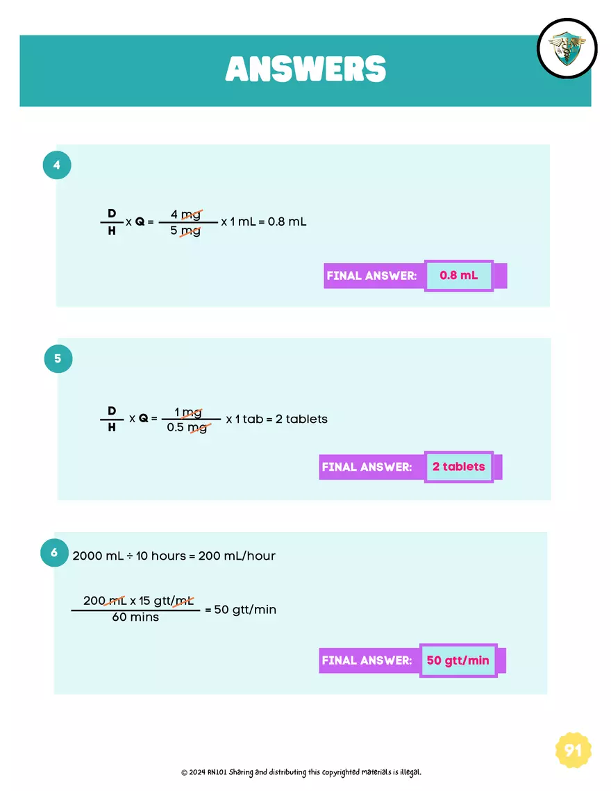 Basic Dosage Calculation Made Easy - Page 94