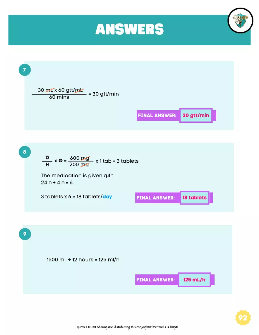 Basic Dosage Calculation Made Easy - Page 95