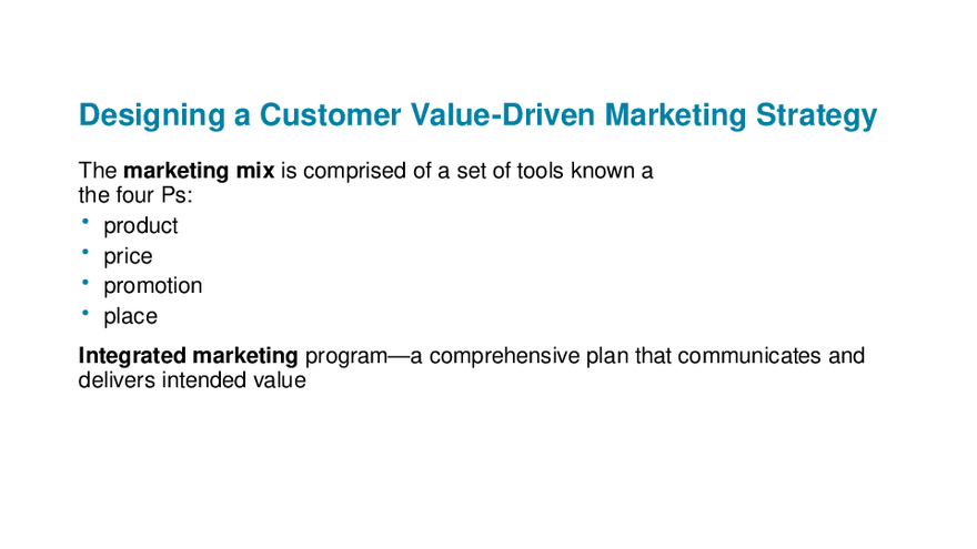 Chapter 1 Marketing Creating Customer Value and Engagement - Page 10