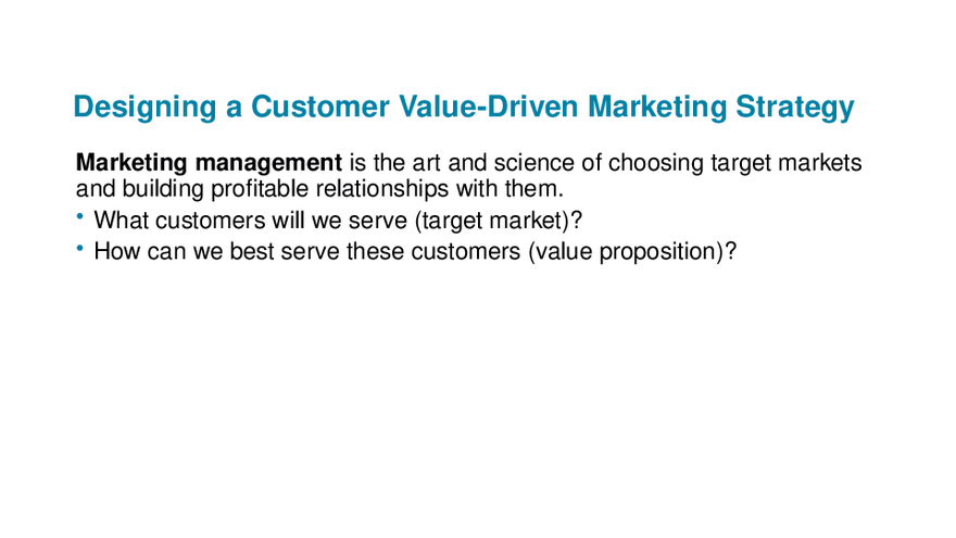 Chapter 1 Marketing Creating Customer Value and Engagement - Page 5