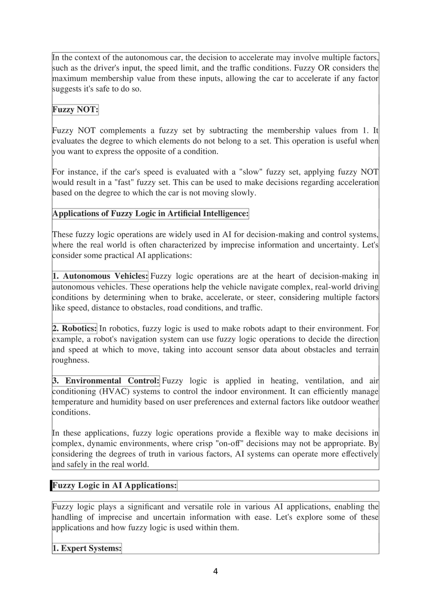 Fuzzy Logic in AI (Artificial Intelligence) - Page 7