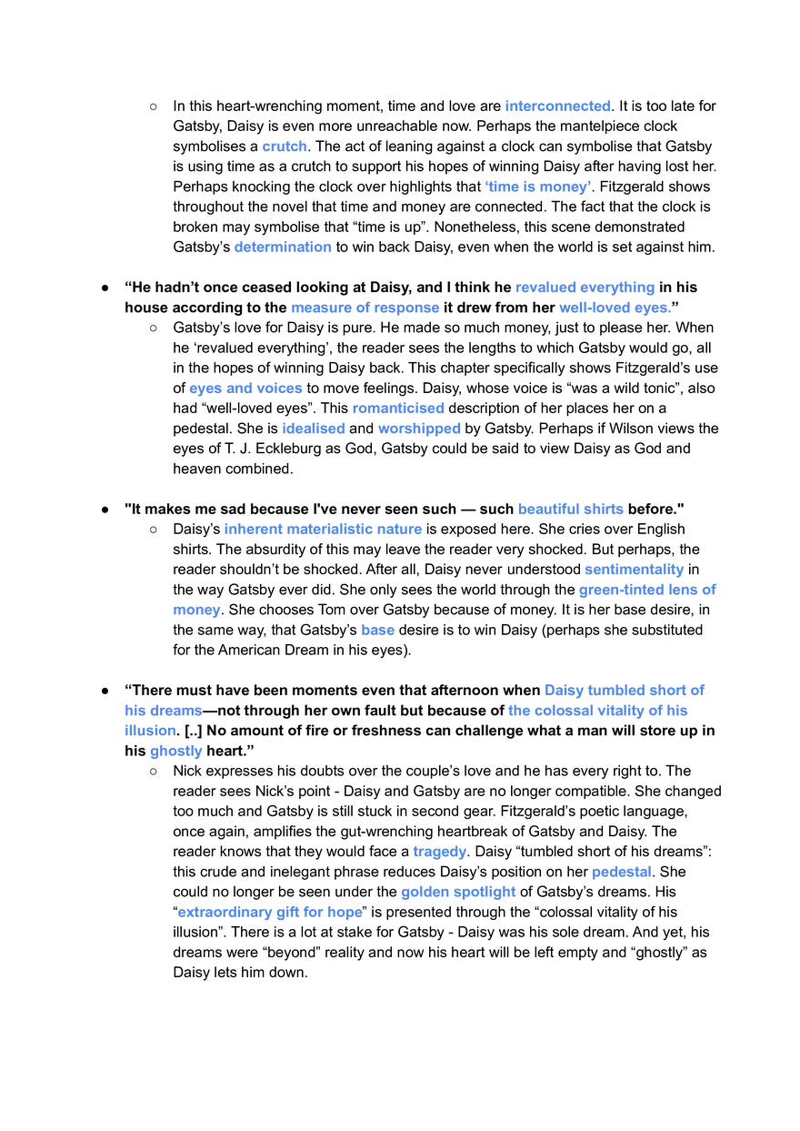 Great Gatsby Overview of Text and Key Scenes - Page 18