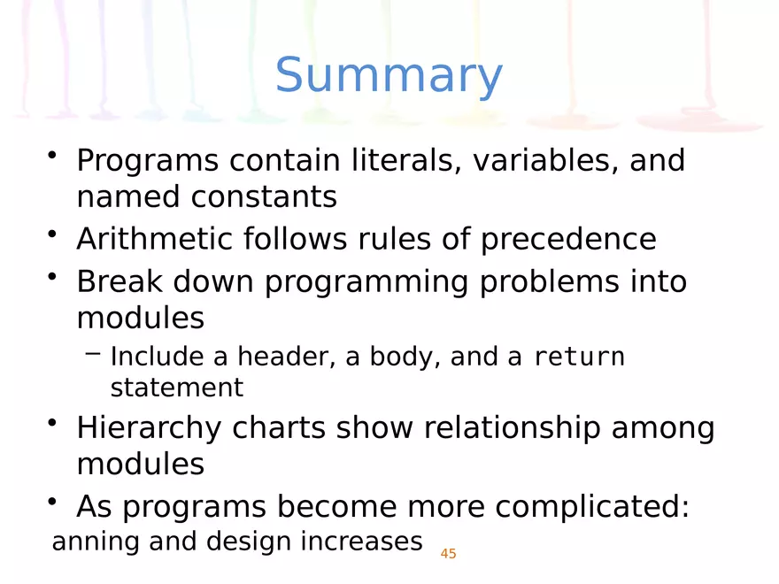 Chapter 2 Elements of High-Quality Programs - Page 40