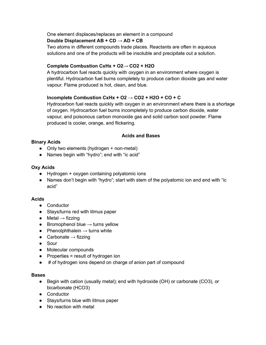 Chemistry Review - Page 3