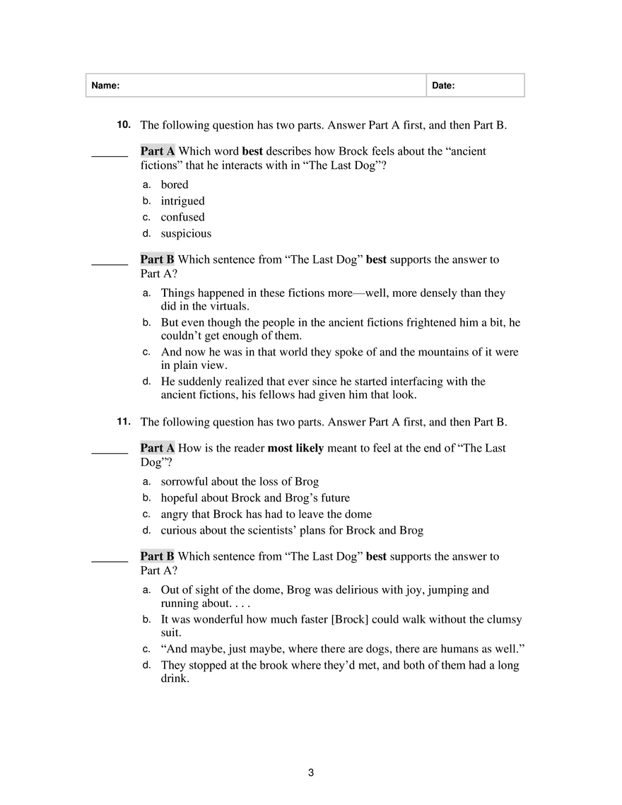 The Last Dog Quiz - Page 3