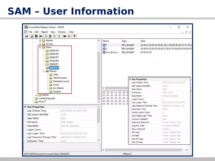 AccessData Registry Viewer 101 - Page 12