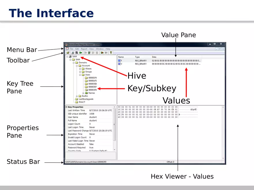 AccessData Registry Viewer 101 - Page 23