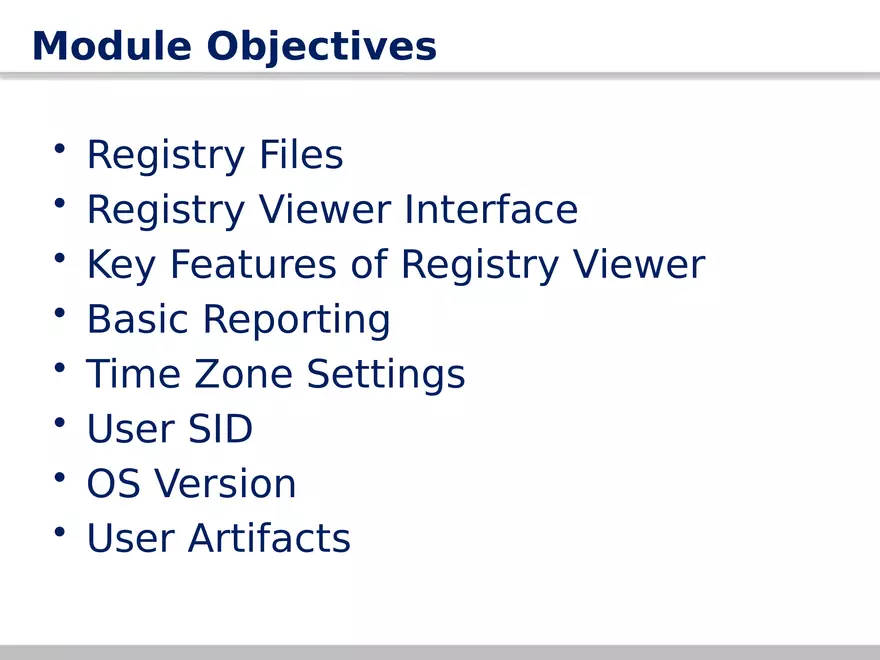 AccessData Registry Viewer 101 - Page 2