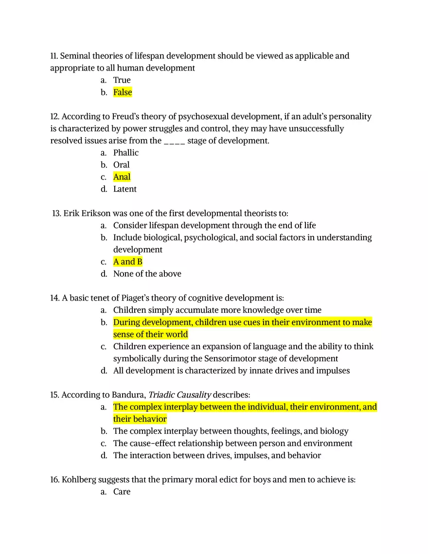 Which of the Following Were Considered Early Contributors to Developmental Theory - Page 3