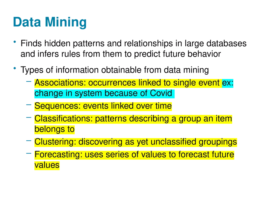 Chapter 6 Foundations of Business Intelligence. Databases and Information Management - Page 25