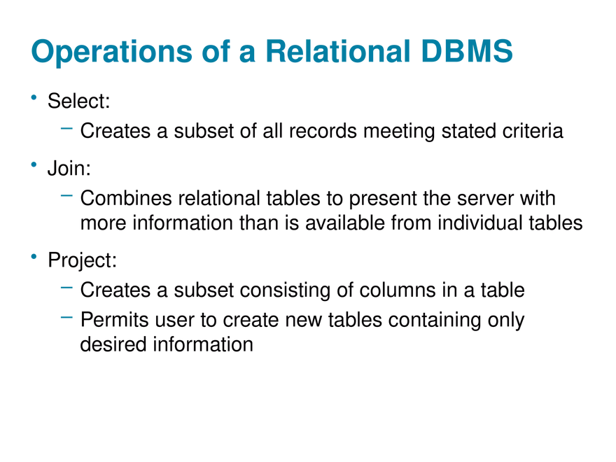 Chapter 6 Foundations of Business Intelligence. Databases and Information Management - Page 6