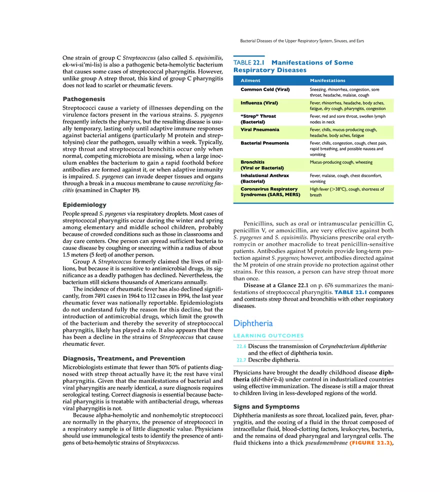 Microbial Diseases of the Respiratory System - Page 24