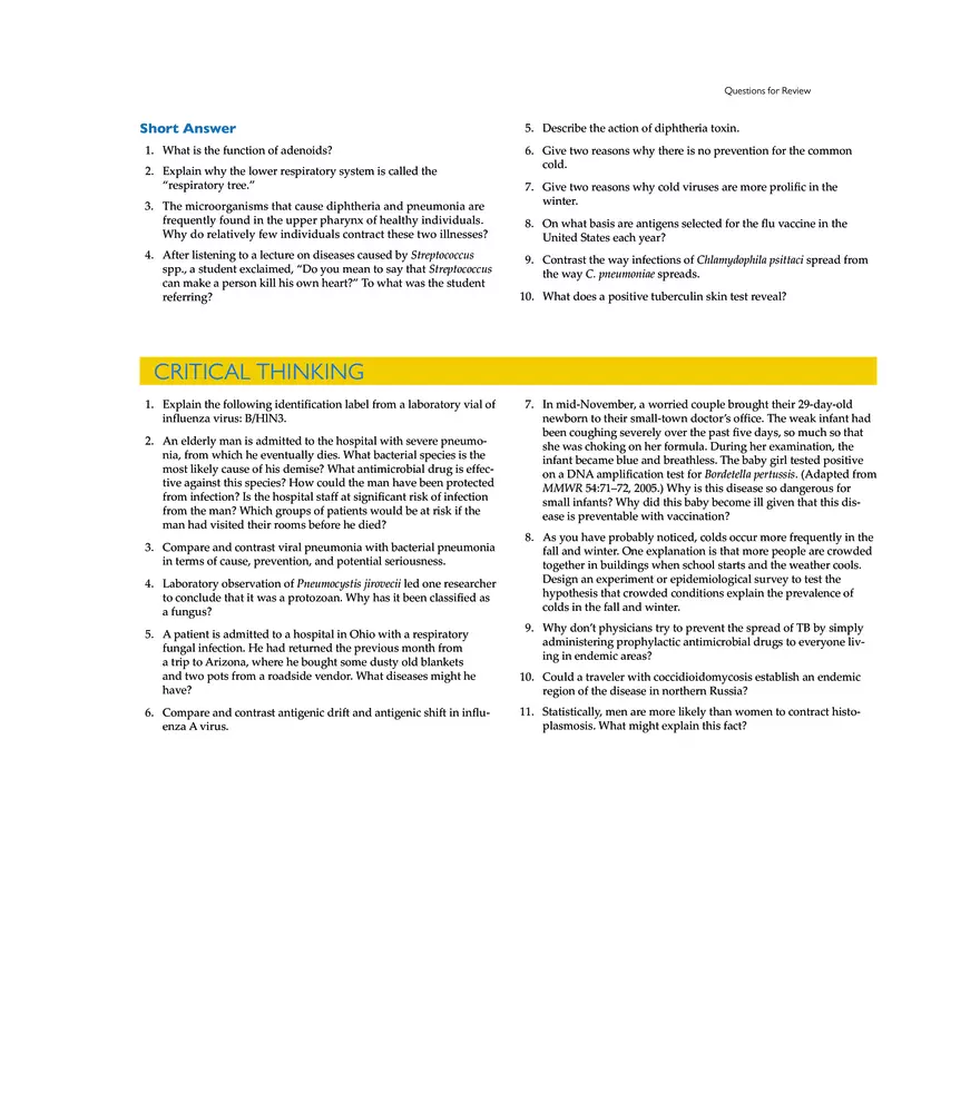 Microbial Diseases of the Respiratory System - Page 30