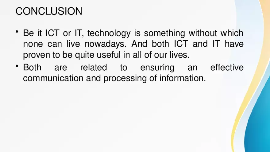 Difference Between ICT and IT - Page 6