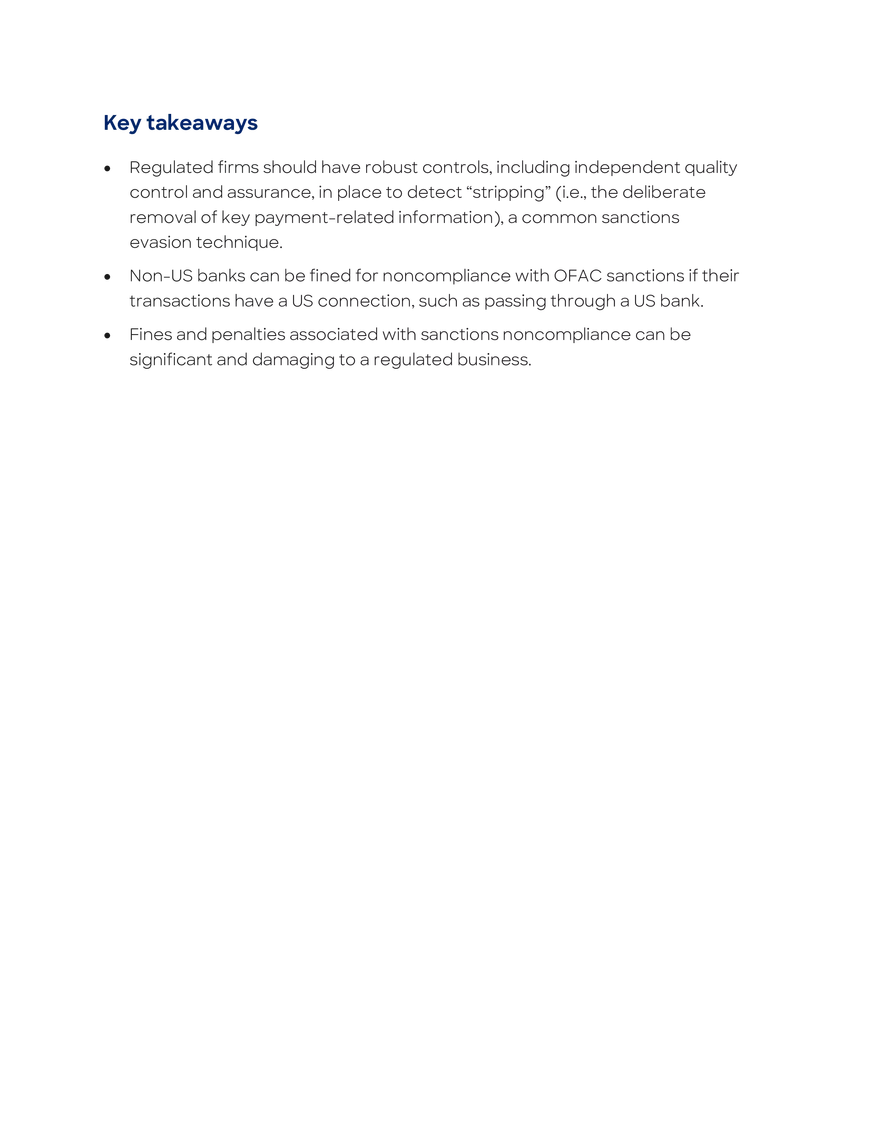Key US Legislative and Regulatory Initiatives - Page 11
