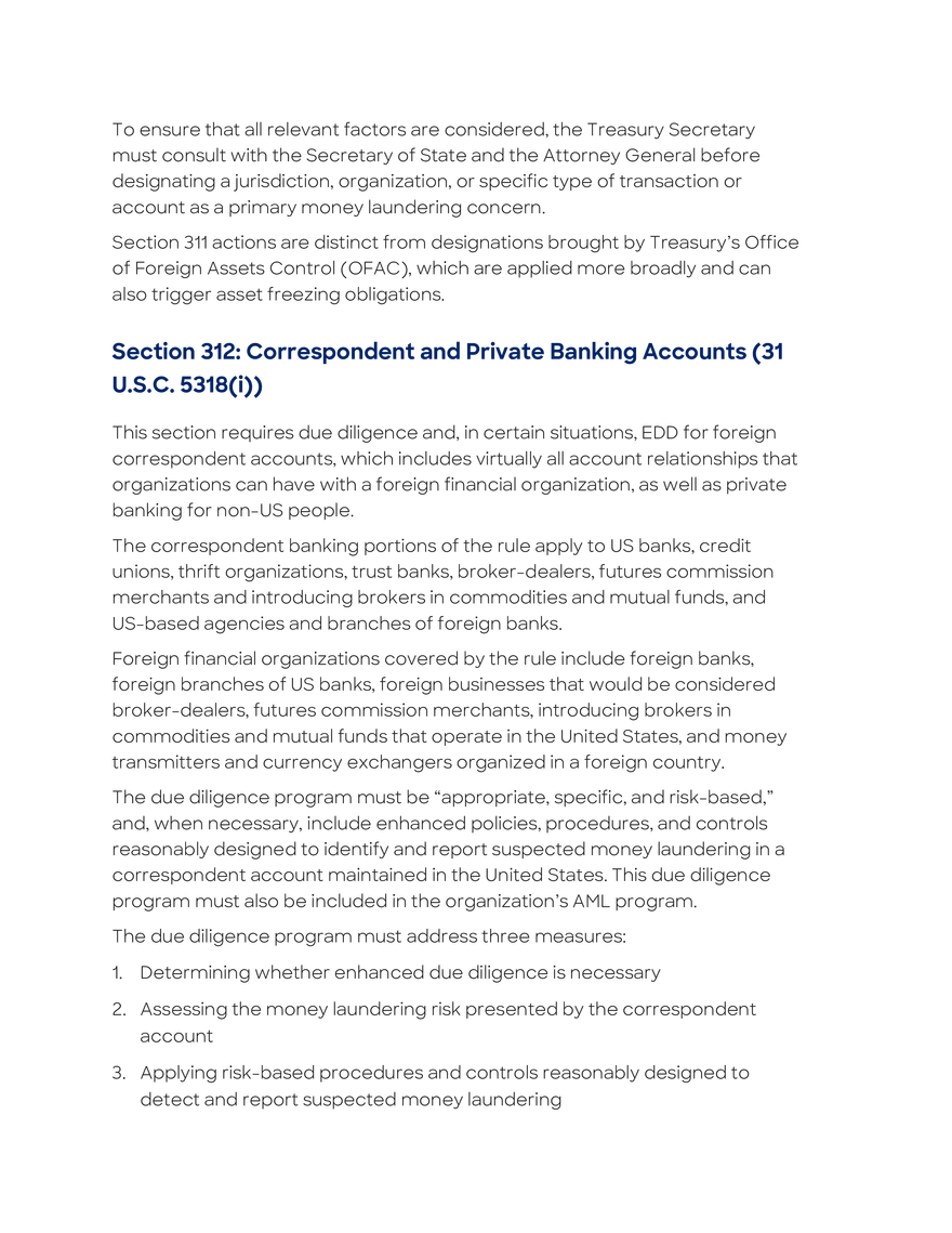 Key US Legislative and Regulatory Initiatives - Page 12
