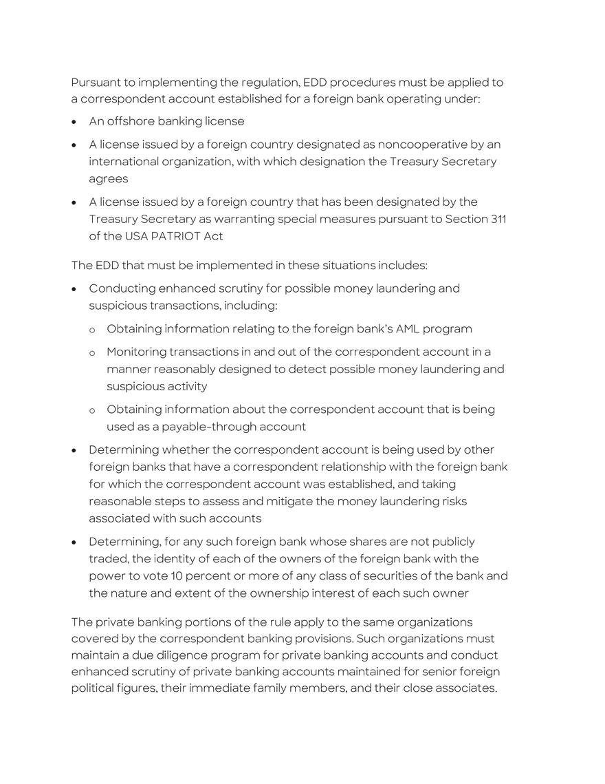 Key US Legislative and Regulatory Initiatives - Page 13