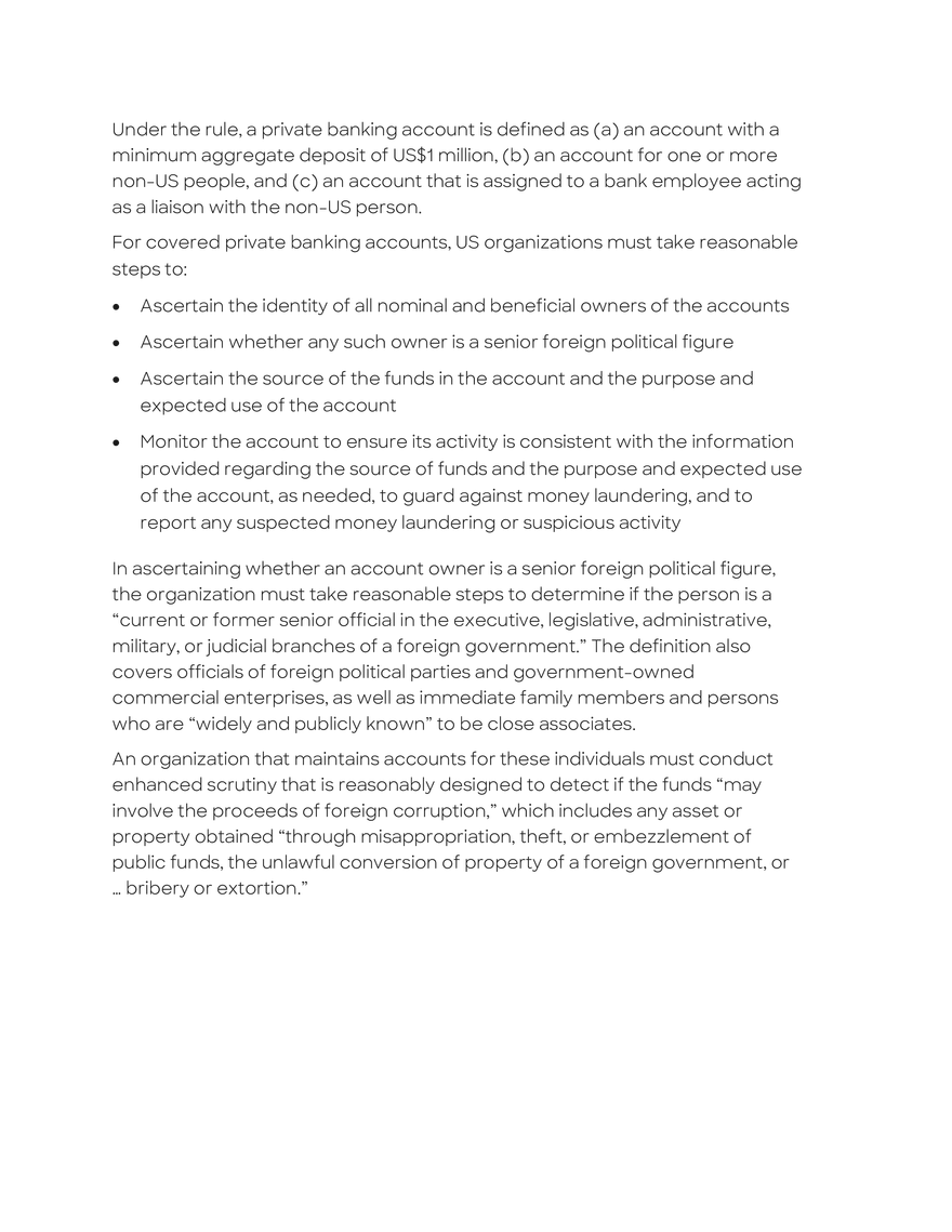 Key US Legislative and Regulatory Initiatives - Page 14