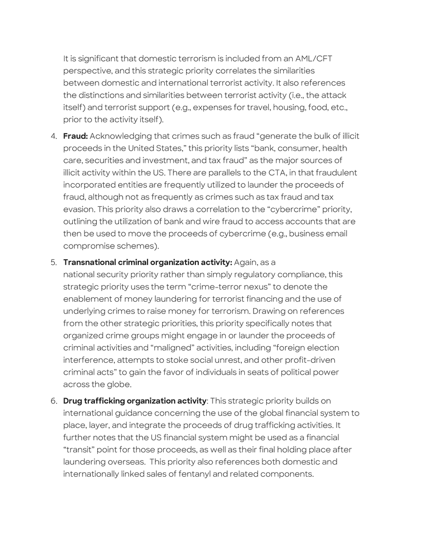 Key US Legislative and Regulatory Initiatives - Page 5