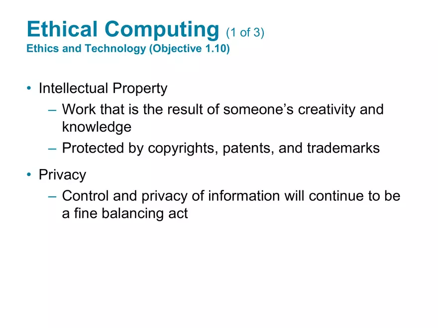 Chapter 1 The Impact of Technologyin a Changing World - Page 17