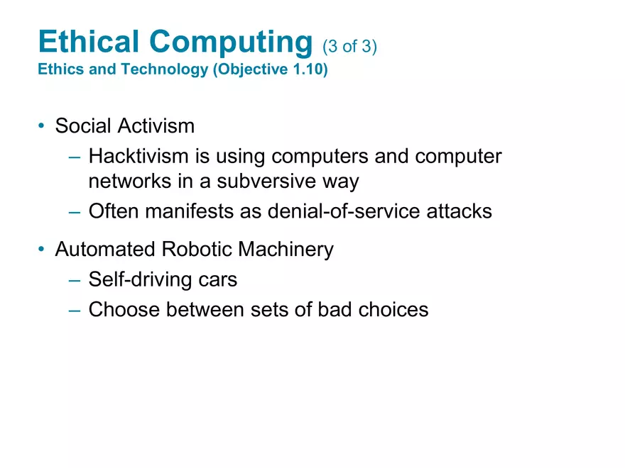Chapter 1 The Impact of Technologyin a Changing World - Page 19