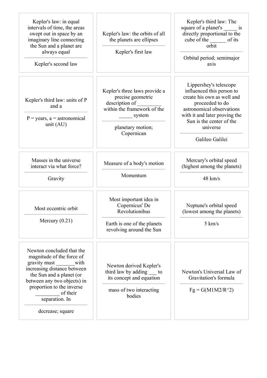 Astronomy Answers 4 - Page 1