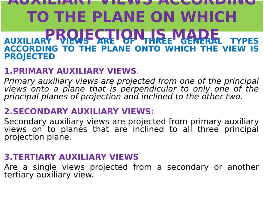 Lecture 6 Summary on Projection of Points, & Lines - Page 9