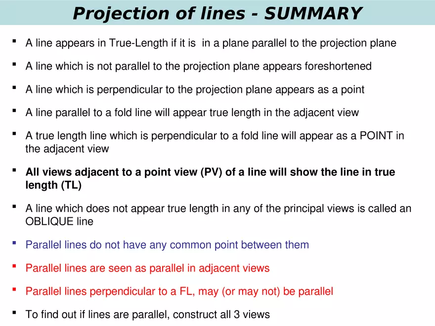 Lecture 6 Summary on Projection of Points, & Lines - Page 24