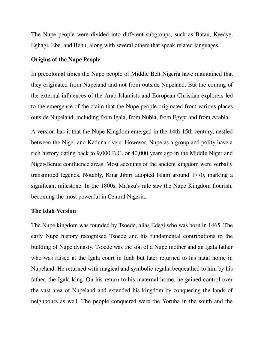 The Peoples of Northern Nigeria and Their Culture in Pre-Colonial Times - Page 7