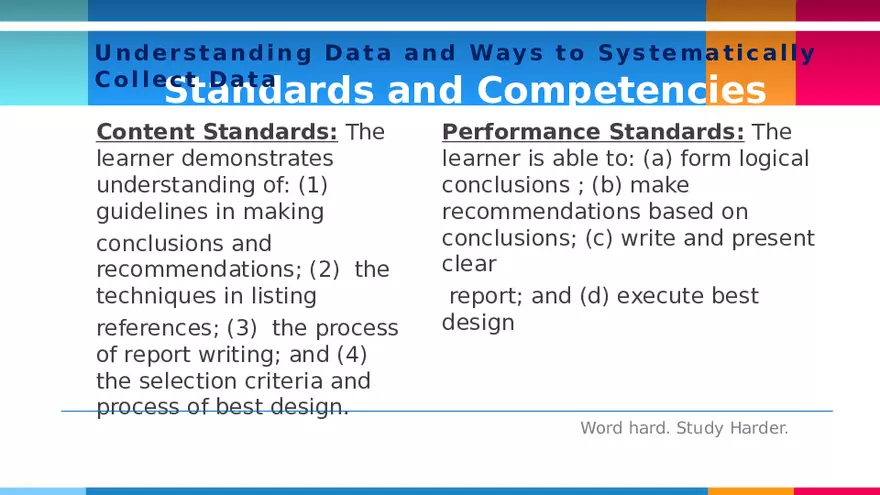 Session 2C Conclusions and Recommendations - Page 1