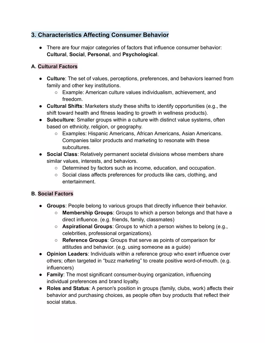 Chapter 5 Consumer Markets and Consumer Buyer Behavior - Page 2