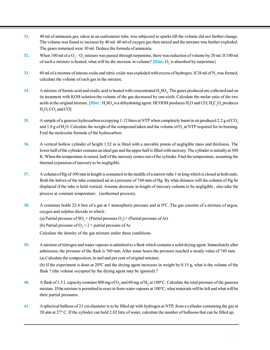 Gaseous State Exercise # 4 - Page 3