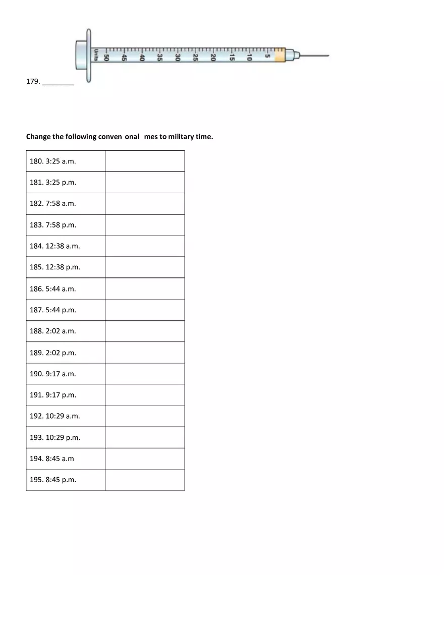 Conversion Practice - Page 10