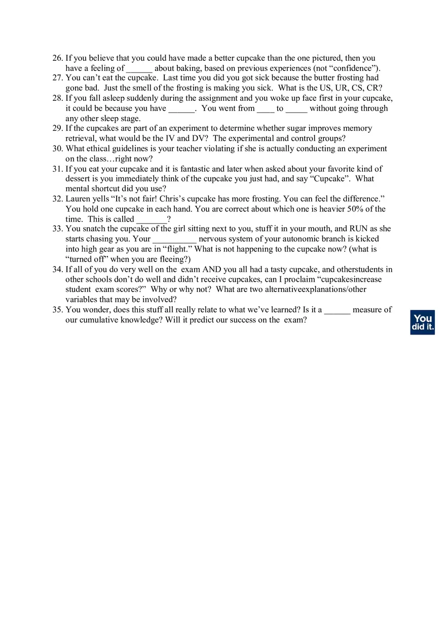 Psychology The All New Cupcake Review - Page 3