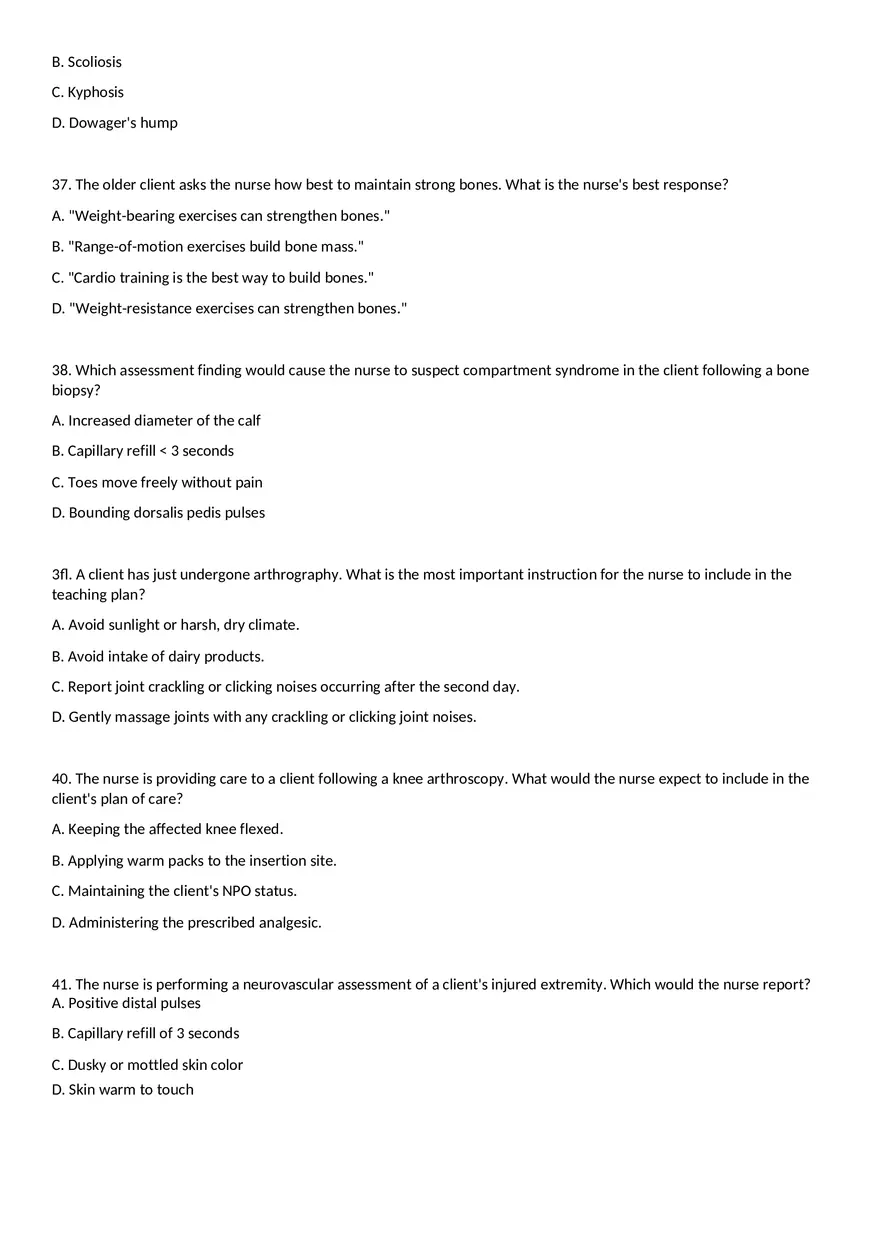 Multidimensional Care 1 Exam Part 1 - Page 8