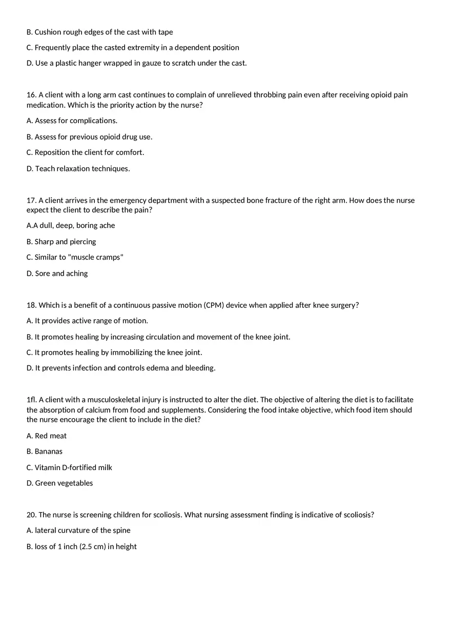 Multidimensional Care 1 Exam Part 1 - Page 4