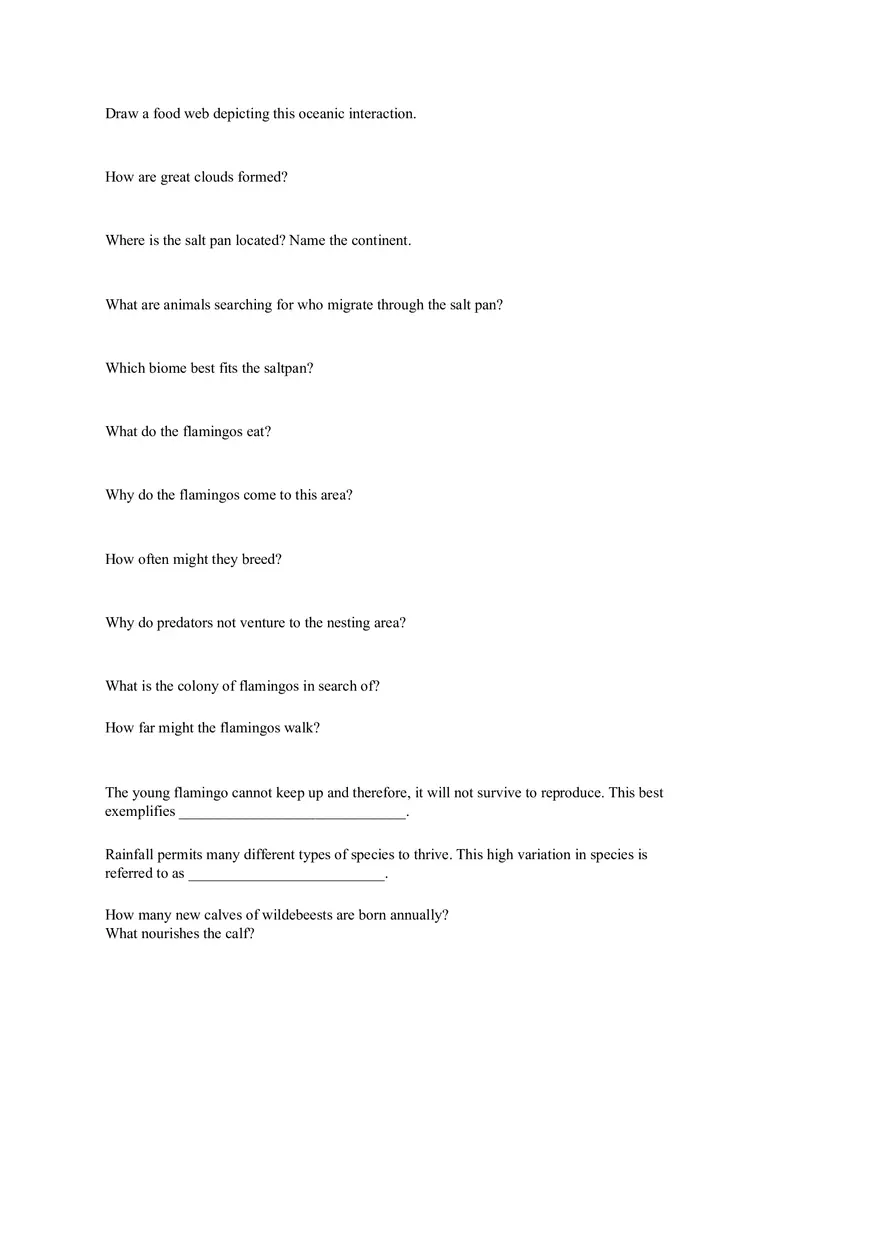 Our Planet Episode 1 Guide - Page 2