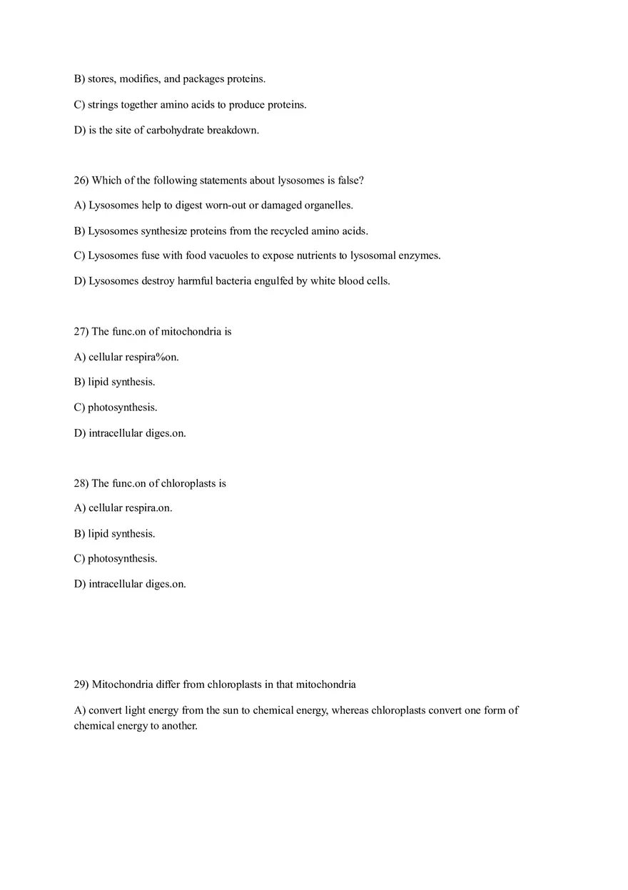 Practice Questions for Exam 2 - Page 7