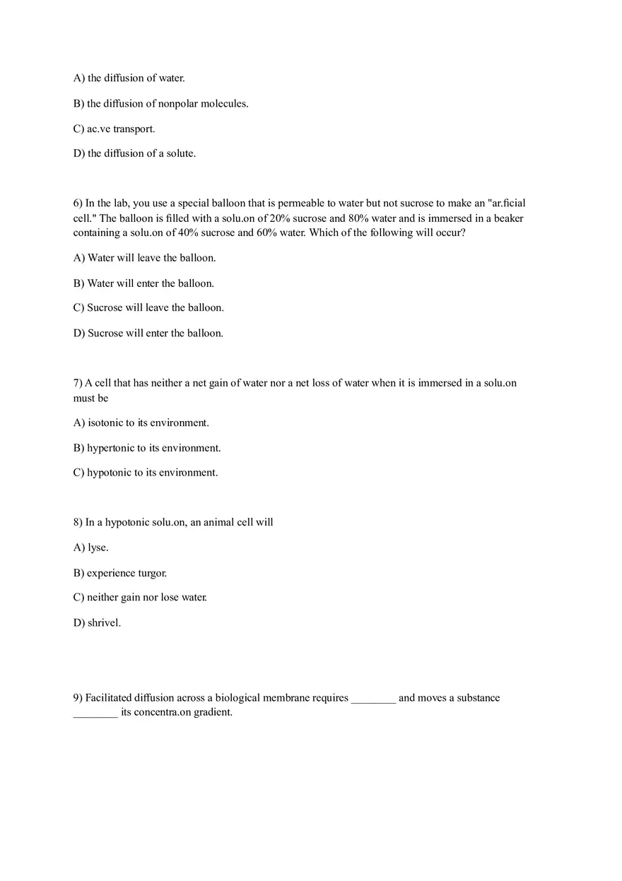 Practice Questions for Exam 2 - Page 2