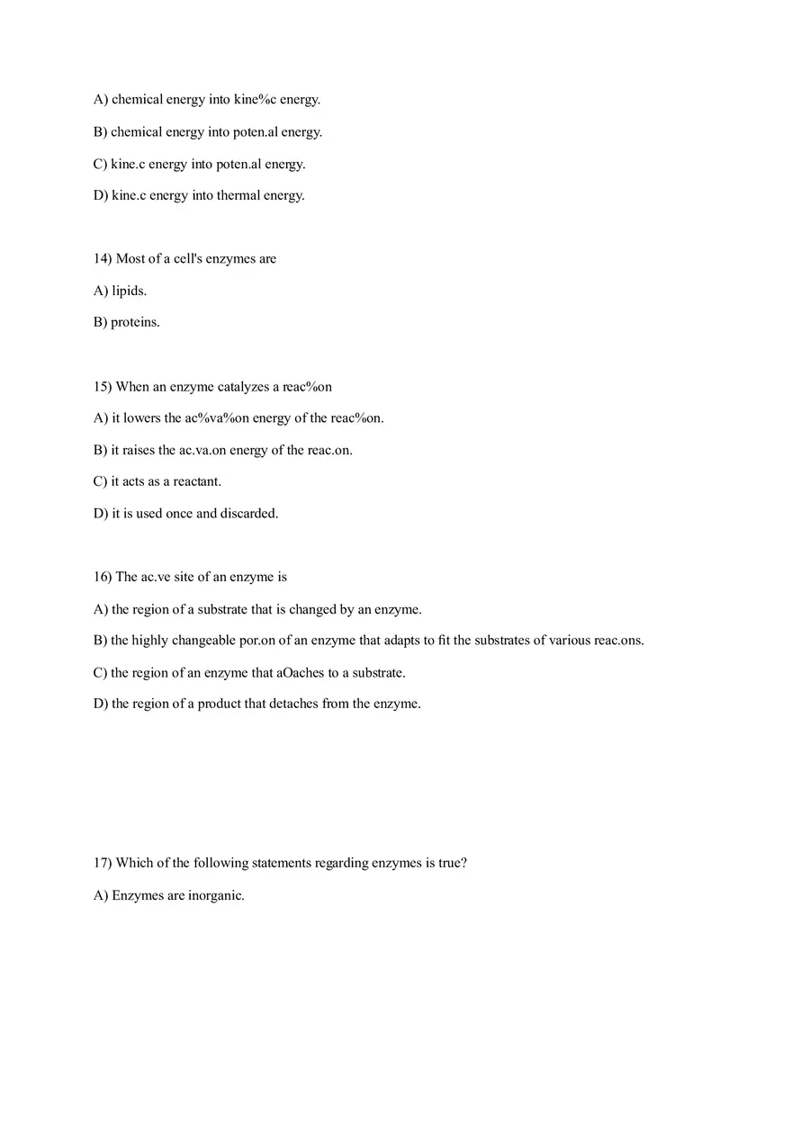 Practice Questions for Exam 2 - Page 4