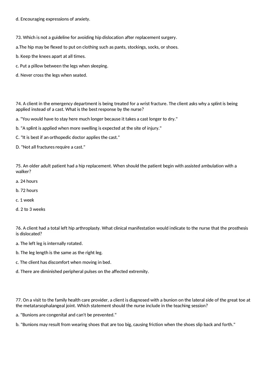 Multidimensional Care 1 Exam Part 2 - Page 7