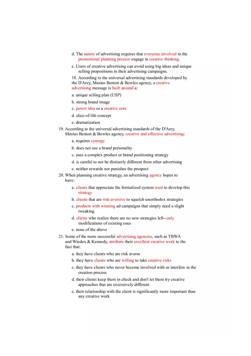 Creative Strategy - Planning and Development Test - Page 7