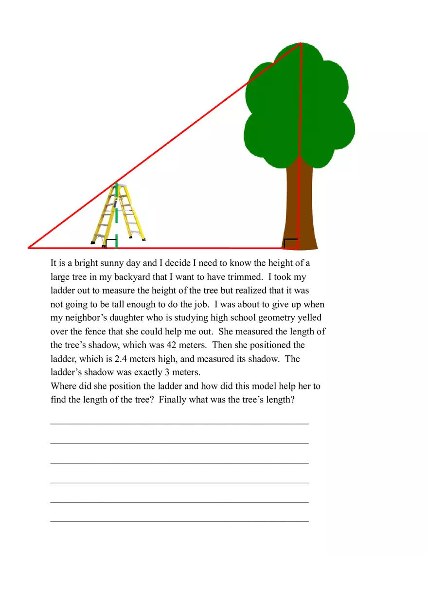 Geometry Pre-test Quiz Plan for Similar Triangles 1 - Page 11