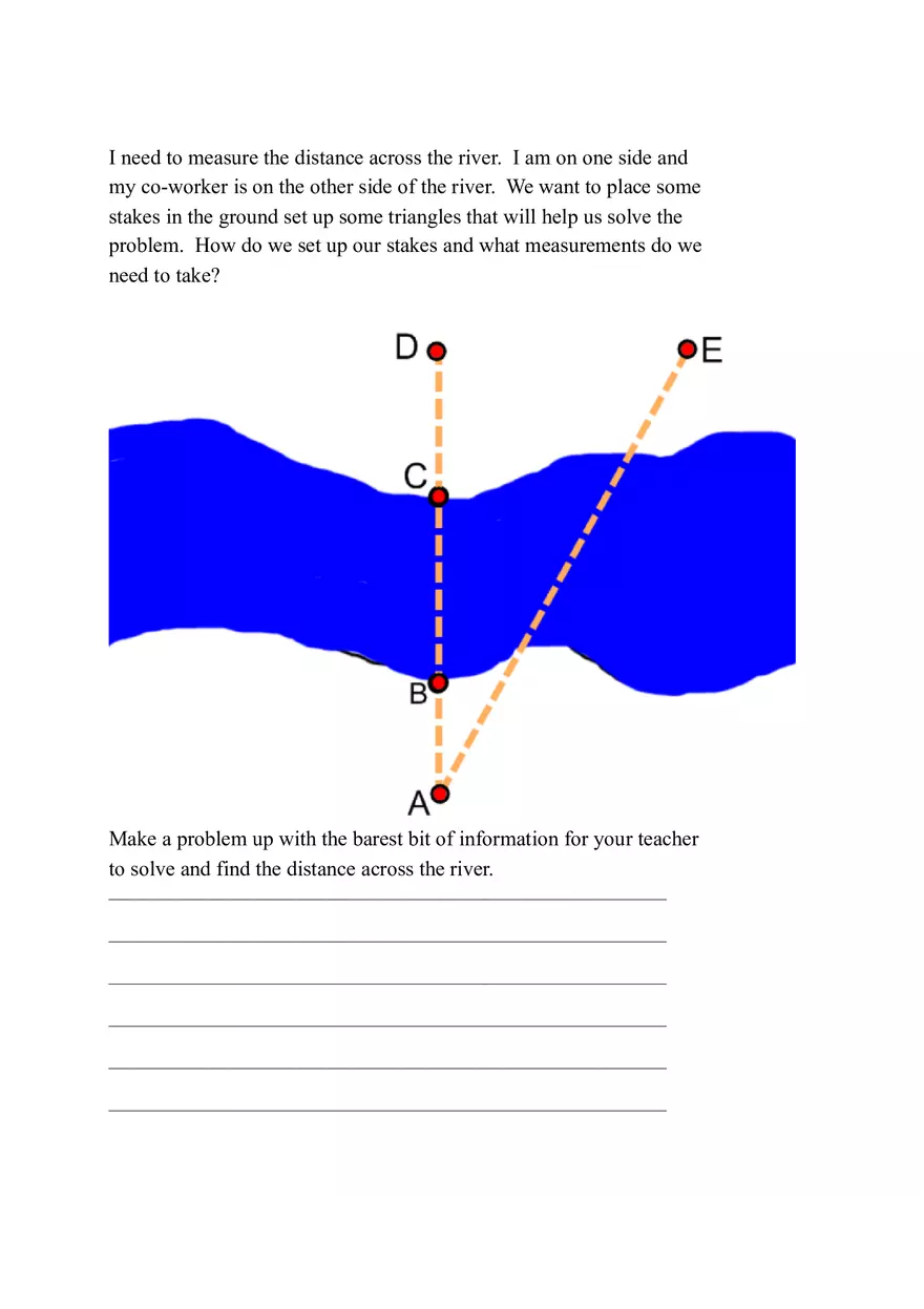 Geometry Pre-test Quiz Plan for Similar Triangles 1 - Page 3
